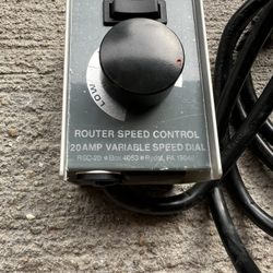 MLCS Router Speed Control