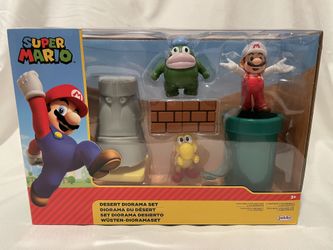 Super Mario Desert Diorama Set