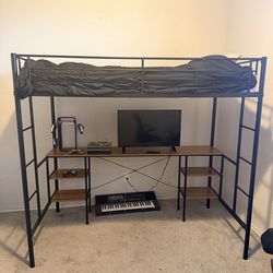 Loft Bed with Desk underneath