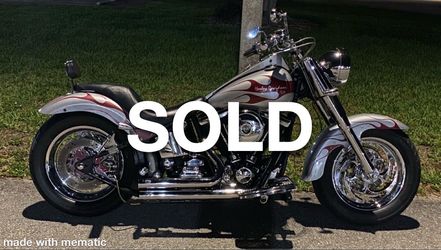 1996 HARLEY DAVIDSON FAT BOY FULL CUSTOM. NO TRADES.