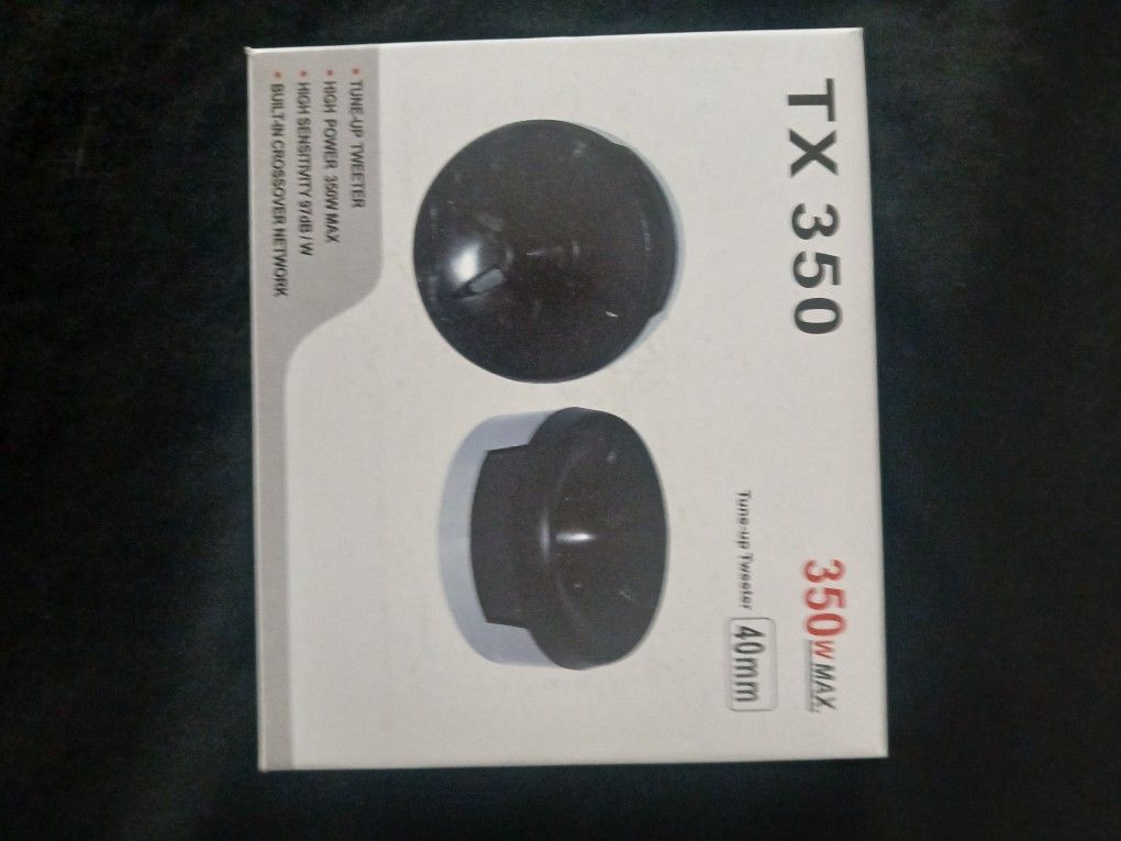 TX350 Audio Tweeters Brand New In The Box