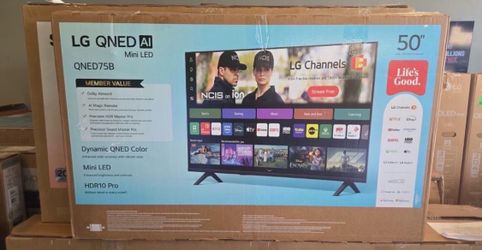 50qned75B 50” LG smart 4k Qned hdr tv