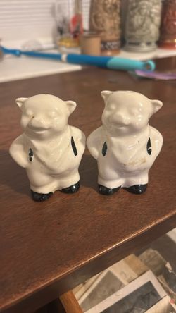 Vintage Pig Salt N Pepper Shakers