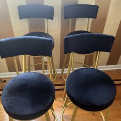 Velvet Bar Stool 