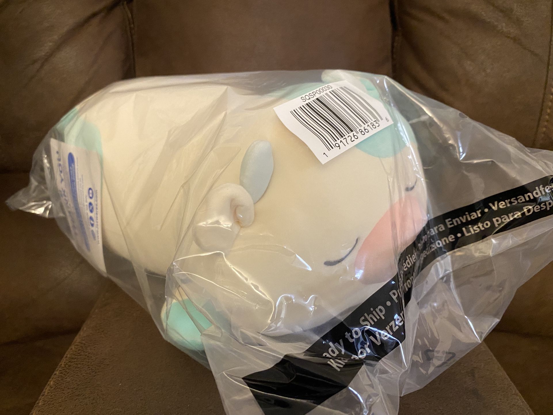 Squishmallows Belana The Aqua Cow Sleepamallows Plush