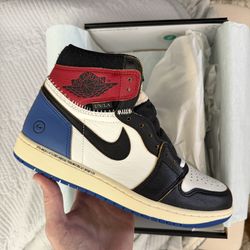 Union x Fragment Jordan 1 High Varsity Red Sport Royal