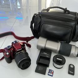 Nikon D 3200 with extras