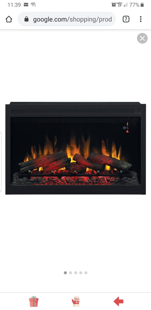 Classic Flame 36EB220GRT 36" 220V Builders Box Traditional Electric
