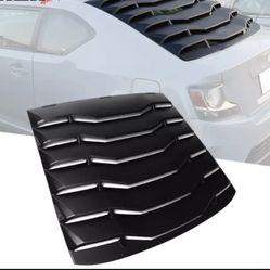 Fits 11-16 Scion TC Rear Window Windshield Louver Unpainted ABS