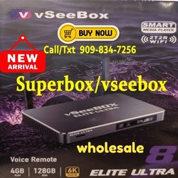 VSEEBOX ELITE ULTRA TV Solution  SUPER BOX TV S6  BOX ANDROID 12 