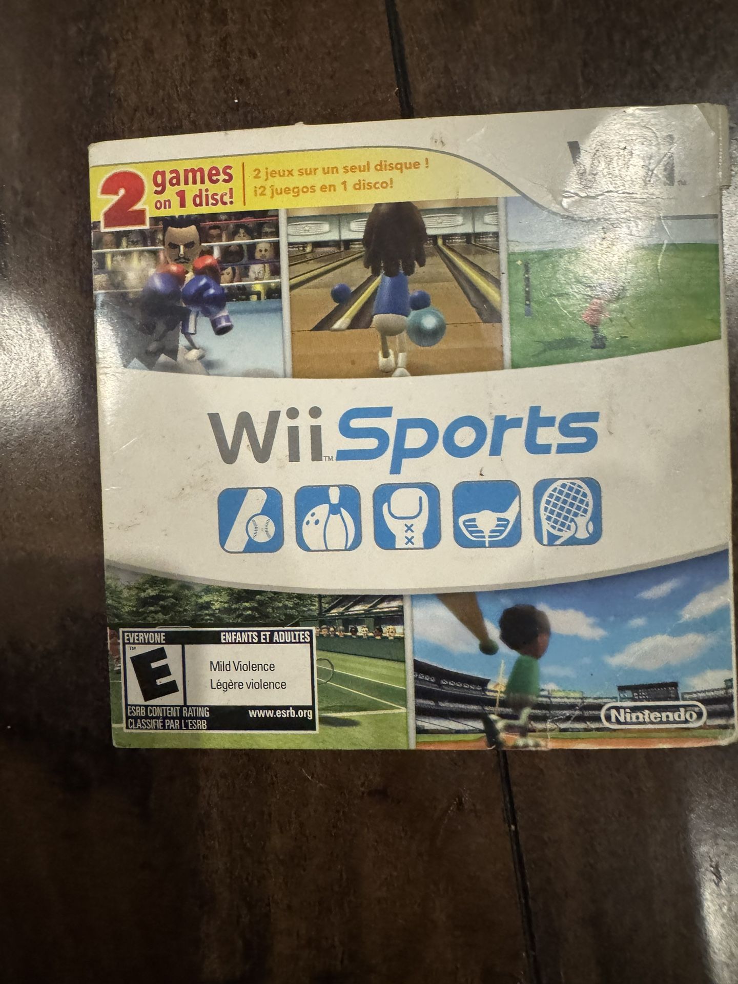 Wii Sport 2 Games In 1 Disc
