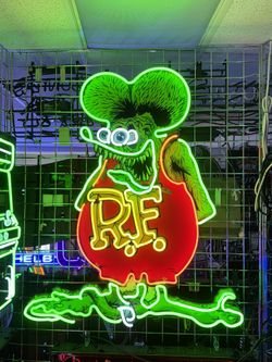 Rat Fink Neon Sign