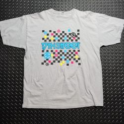 17th Street Surf Shop vintage checkerboard t-shirt size XL