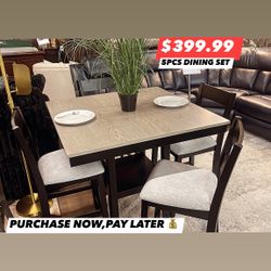 5PCS DINING SET 