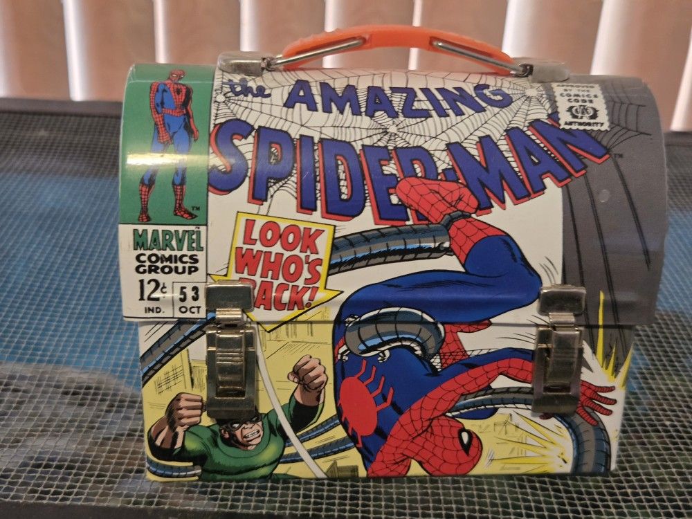 Spiderman Tin And Piggy Bank Tin