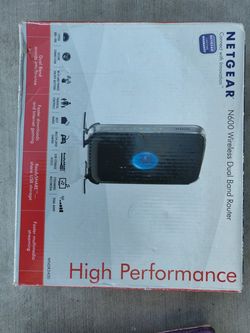 Netgear N600 dual band wireless router WNDR3500