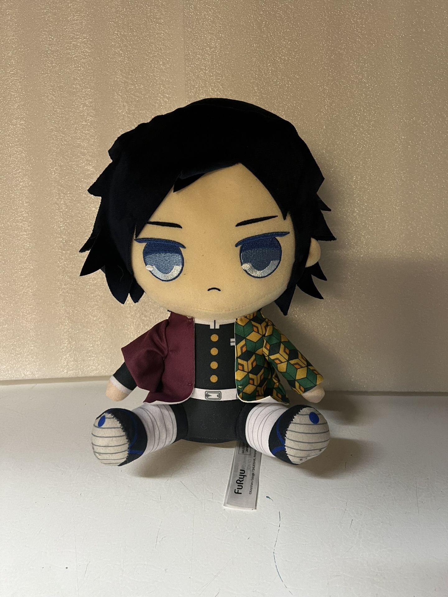 Giyu Tomioka Big Plush Figure Doll Stuffed Toy Demon Slayer Kimetsu 10” Plush Anime
