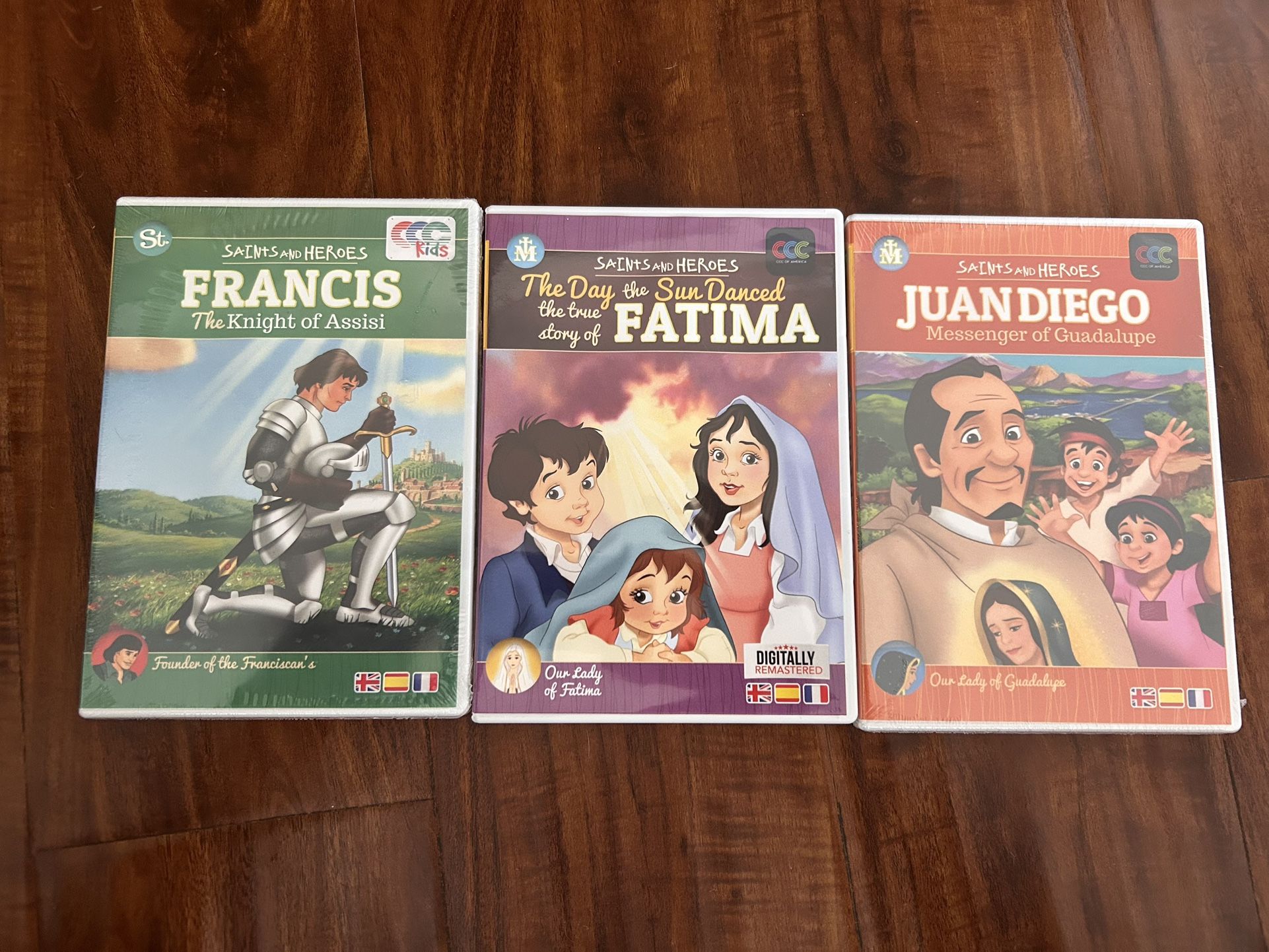 Saints and Heroes - 3 Children DVD Set