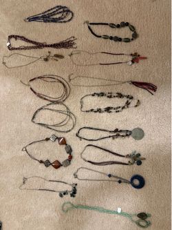 Beaded necklaces