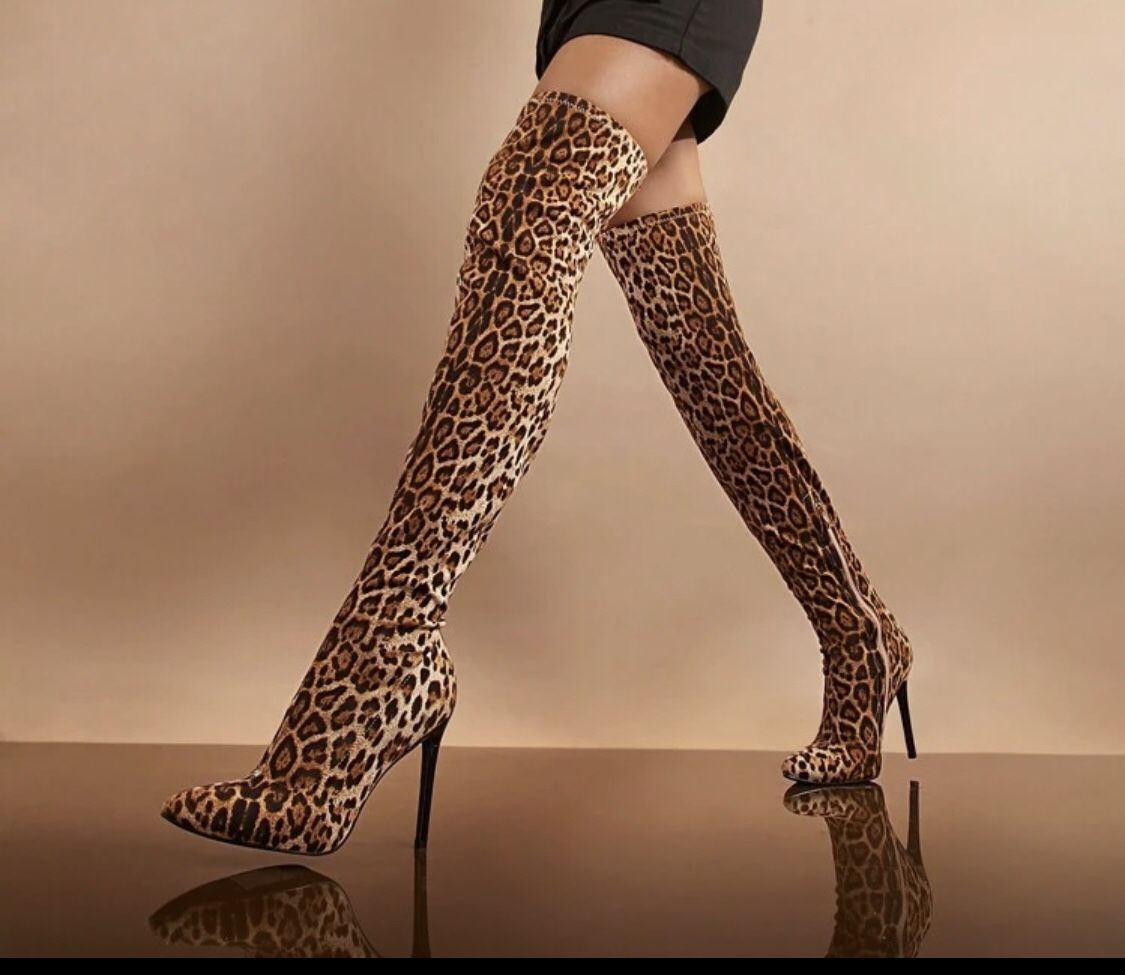 Leopard Heels