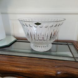 Lead Crystal Punch Bowl