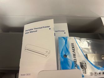 Portable Thermal Printer Model D830
