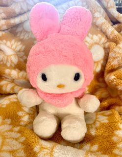 Rare! Sanrio MY MELODY Plush Toy (from 1976)
