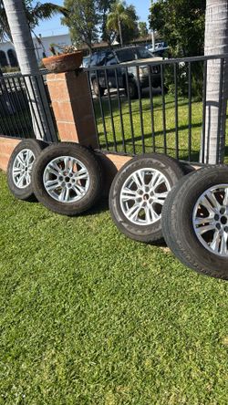 Rims and tires 6 lug 17 inch rim