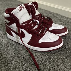 Maroon Air Jordans Hightop