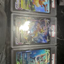 Set Of Eeveelutions Jumbo Promo PSA 8