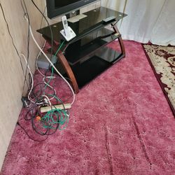 Display Stand W/3 Glass Shelves