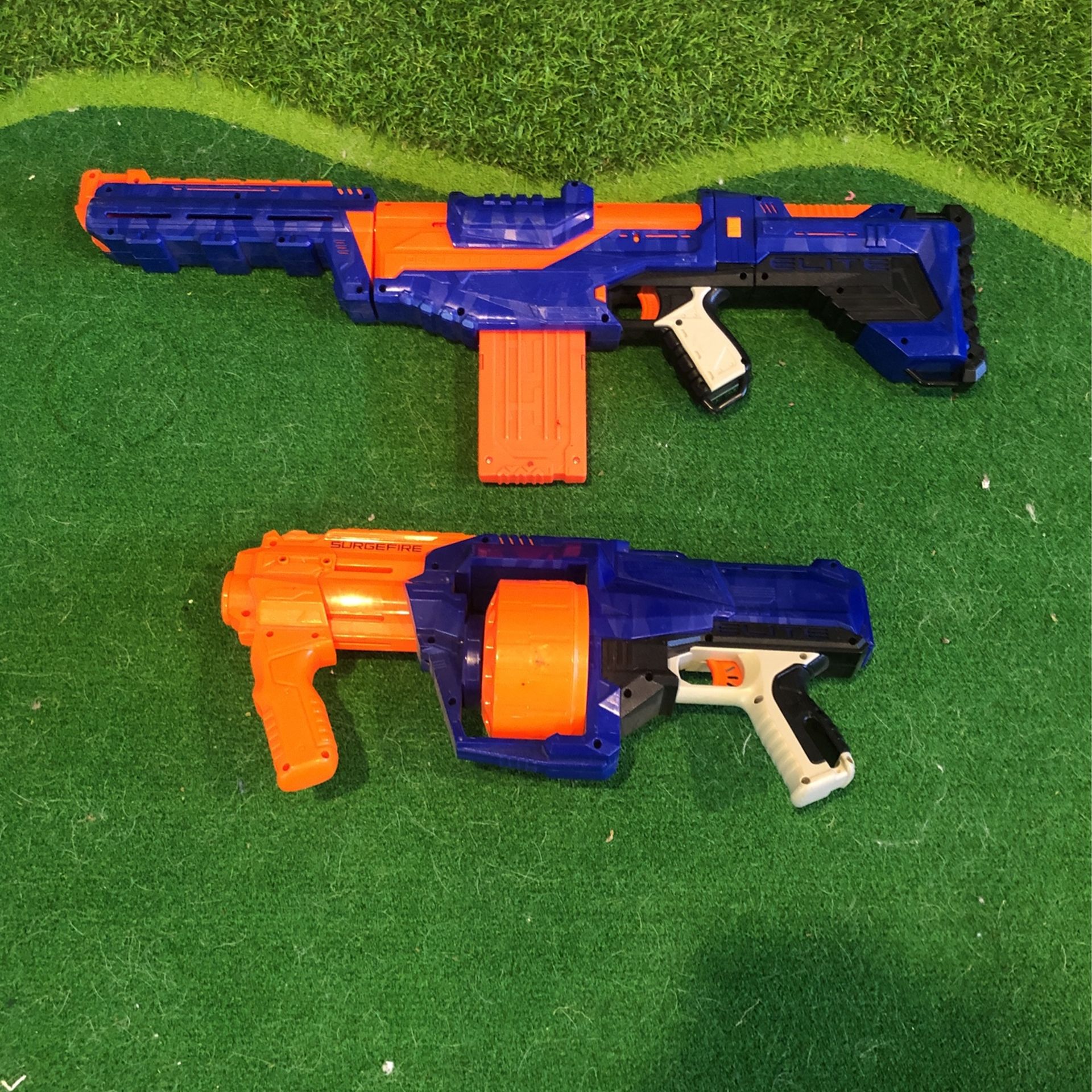 Nerf AR And Nerf Grenade Launcher