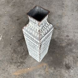 Large Metal Vase 