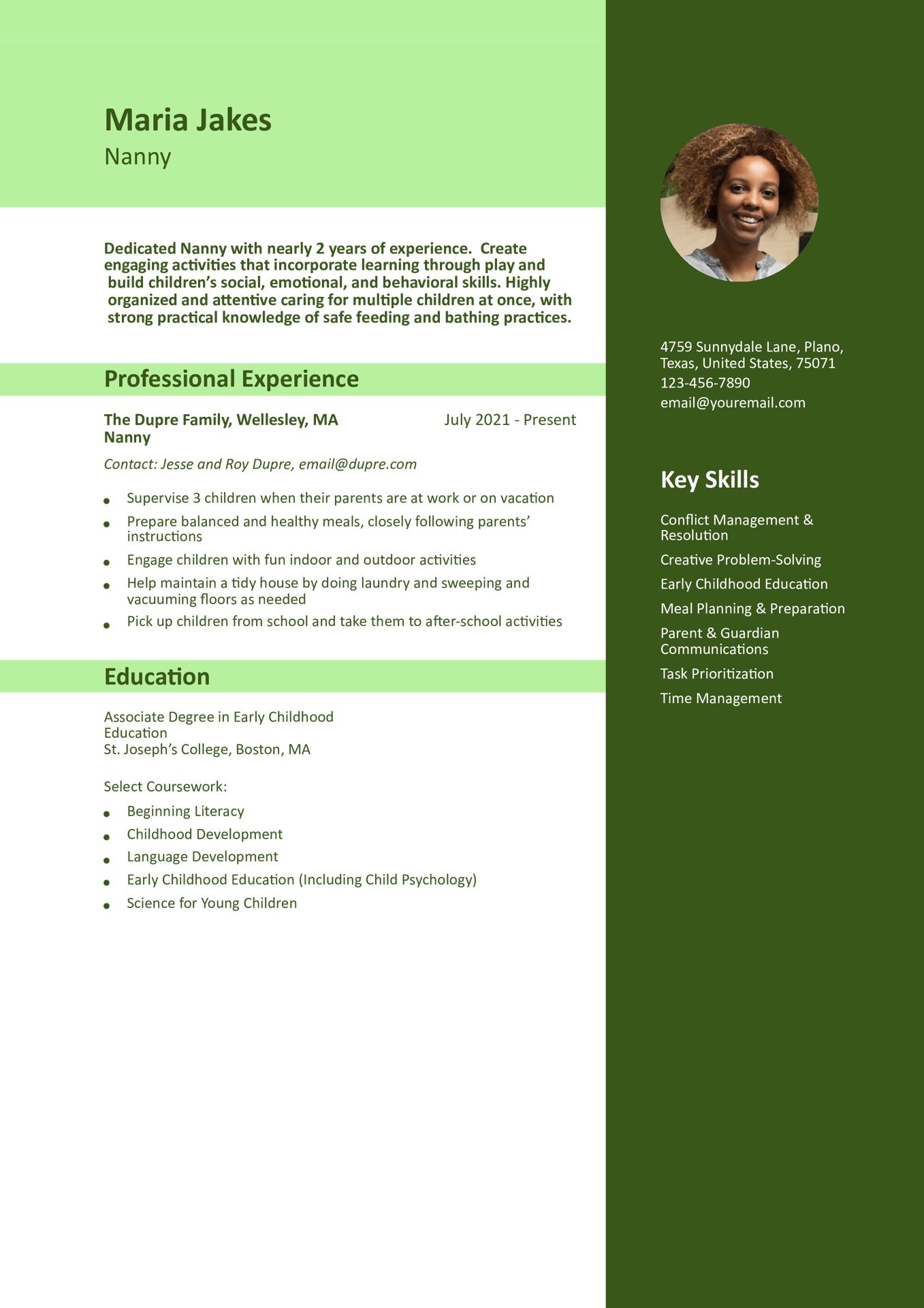 For Your Cv/resume
