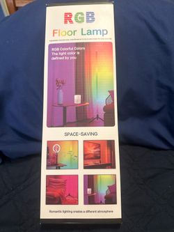 RGB colorful floor lamp