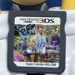 New Nintendo 3DS.   208 Games In 1 Cartridge 