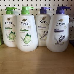 Brand New Dove body wash - $6 Each