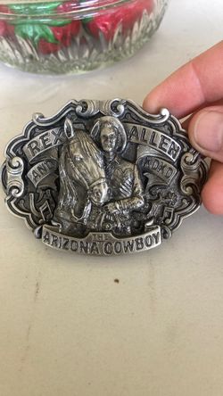Rex allen cowboy belt buckle