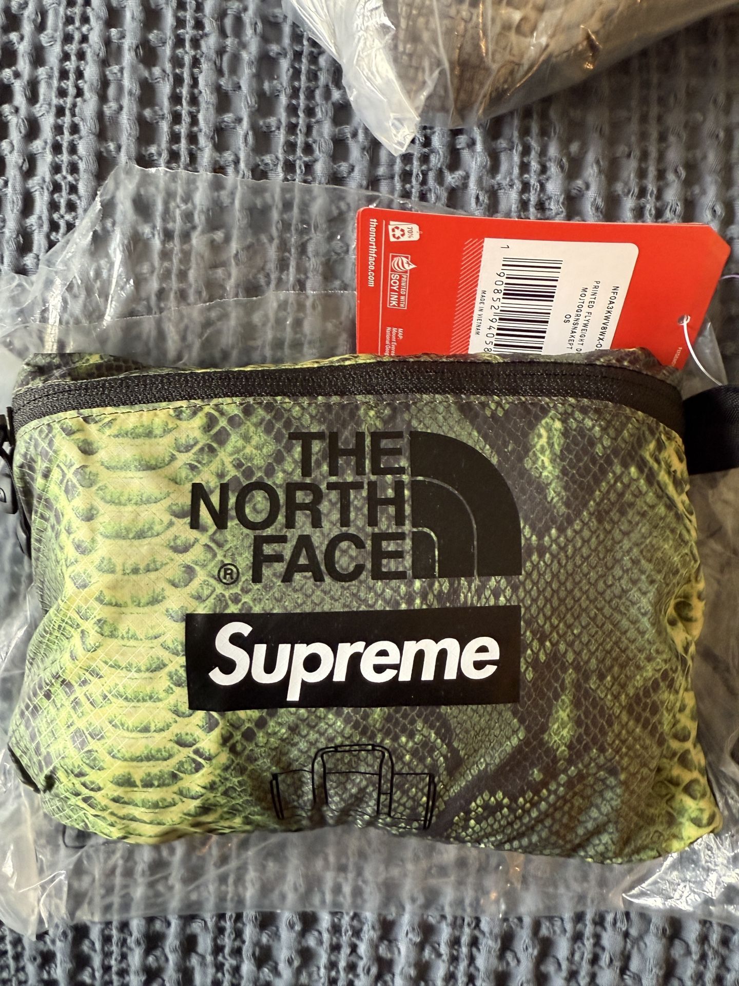 Supreme The North Face Snakeskin Flyweight Duffle Bag