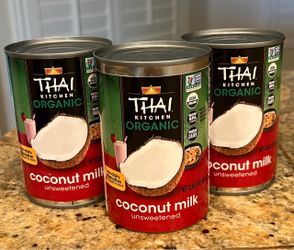 3 Thai Kitchen Organic Coconut Milk Cans