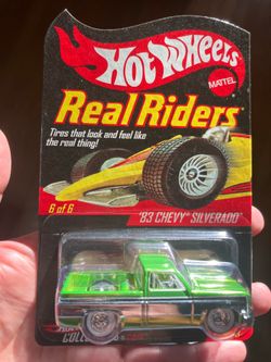 Hot Wheels Real Riders 83 Chevy Silverado “Greenie”