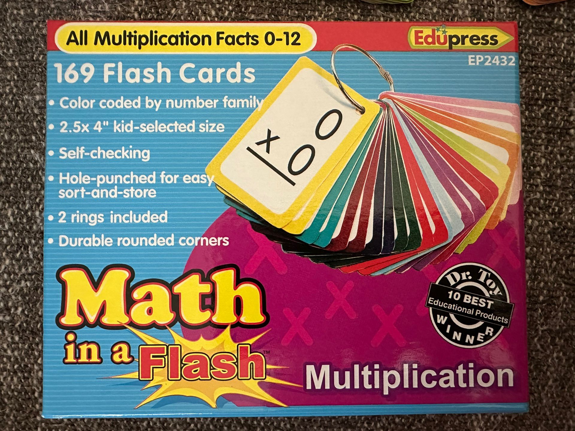 Multiplication Flash cards