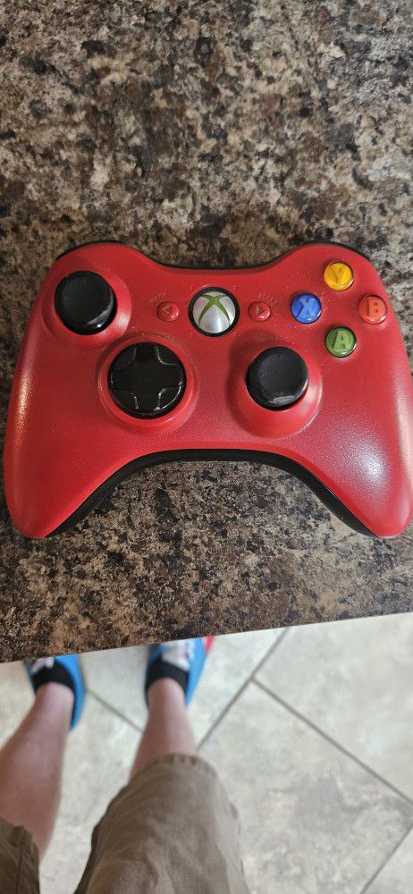 Xbox 360 Limited Edition Red Wireless Controller 