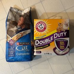 Cat Food And Kitty Litter