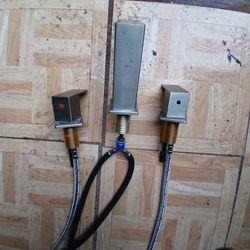 Polished Nickel Modern Bathroom Sink Faucet 