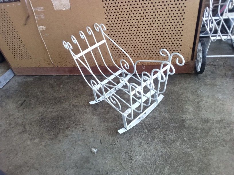 Wrought Iron Perfect For Christmas Yard Art