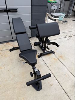 Inspire Fitness FID7 Pro Adjustable Bench with attachments