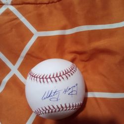 Whitey Heyezog Autograph Baseball 