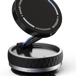 Vacuum Suction Magnetic Car Phone Holder