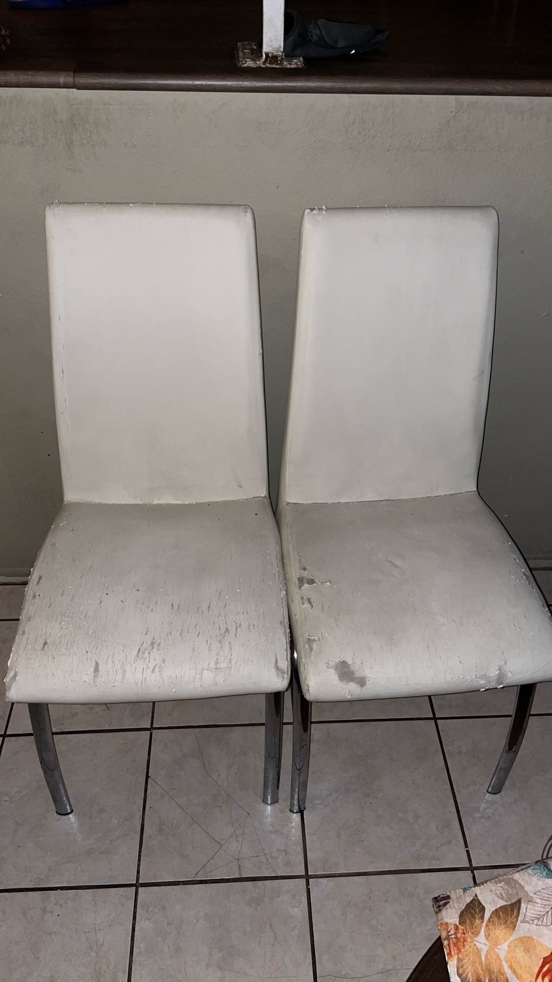 Two White Chairs 